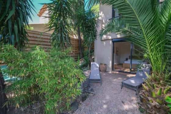 Relaxation area near the chalet