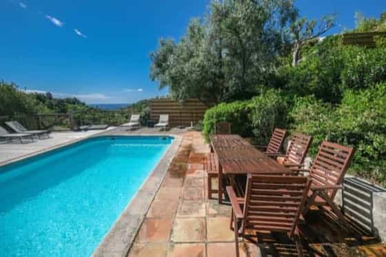 Quiet pool and terrace